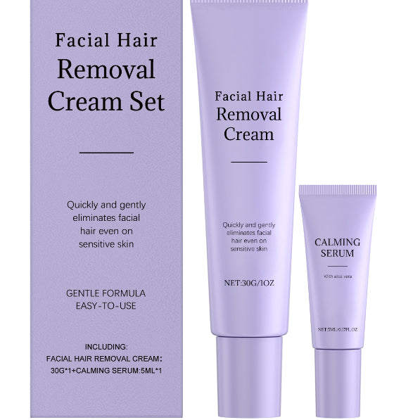 Facial Hair + Calming Serum Set