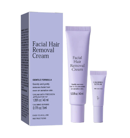 Facial Hair + Calming Serum Set